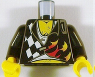 Lego Minifigure Torso mounted World Racers