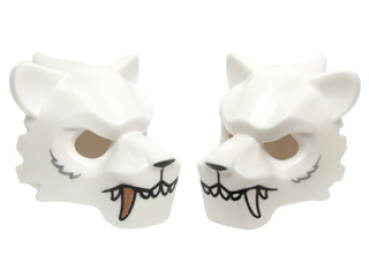 Lego Minifigur Maske Tiger (15083pb10)