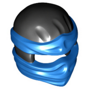 Lego Minifigur Ninjago-Wrap Type 2 (19857pb02) dunkel blau