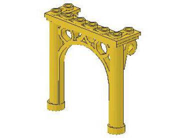 Lego Brick, Arch 2 x 6 x 5 (2145) yellow