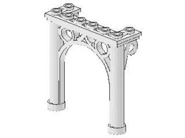 Lego Brick, Arch 2 x 6 x 5 (2145) white