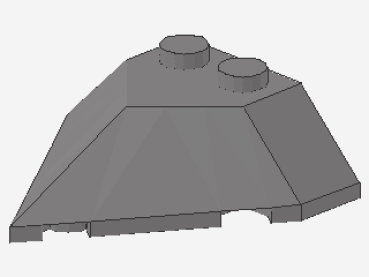 Lego Keil 4 x 4 (22391) spitz, flach silber