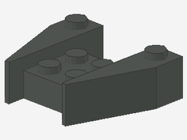 Lego Keil 3 x 4 (2399) dunkel grau