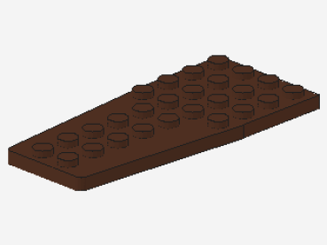 Lego Wedge Plate 4 x 9 (2413) brown