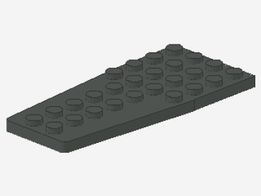 Lego Wedge Plate 4 x 9 (2413) dark gray