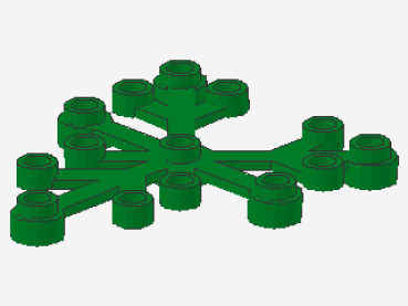 Lego Plant Leaves 6 x 5 (2417) green