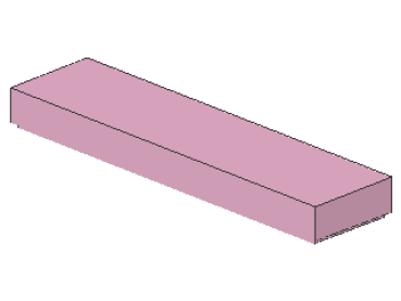 Lego Fliese 1 x 4 (2431) leuchtend pink