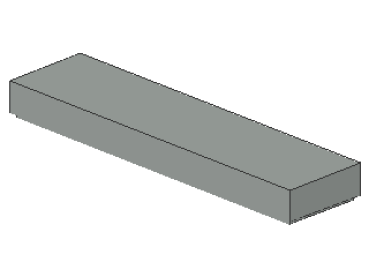 Lego Tile 1 x 4 (2431) light gray