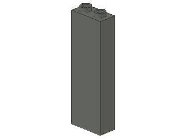 Lego Brick 1 x 2 x 5 (2454) dark bluish gray