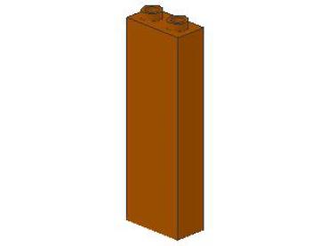 Lego Brick 1 x 2 x 5 (2454) dark orange