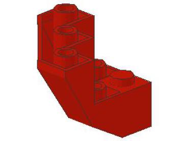 Lego Stein, modifiziert 3 x 3 x 2 (2464) rot