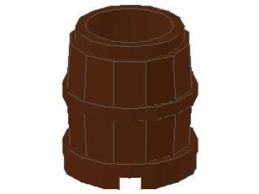 Lego Barrel 2 x 2 x 2 (2489) reddish brown