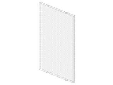 Lego Glas für Fenster 1 x 4 x 5 (2494) transparent