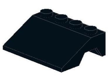 Lego Mudguard 3 x 4 (2513) black