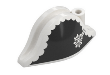 Lego Minifigur Zweispitz (2528pb02)