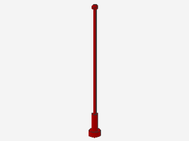 Lego Antenne 8H (2569) rot