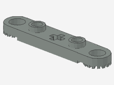 Lego Technic Plate 1 x 5 (2711) light gray