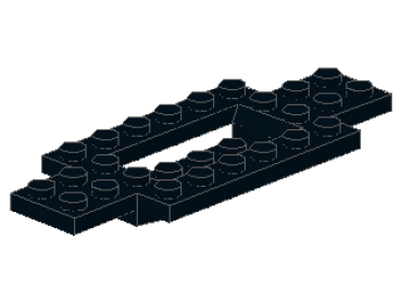 Lego Fahrzeugbasis 4 x 10 (30029) schwarz