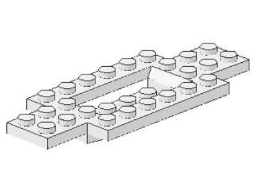 Lego Fahrzeugbasis 4 x 10 (30029) weiß