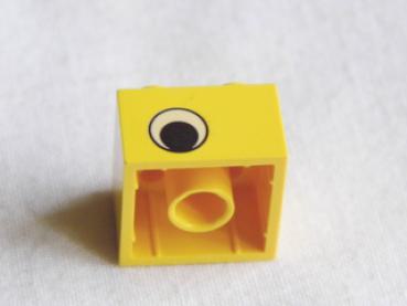 Lego Stein, dekoriert 2 x 2 x 1 (3003pe2) gelb