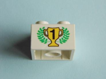 Lego Brick, decorated 2 x 2 x 1 (3003px2)