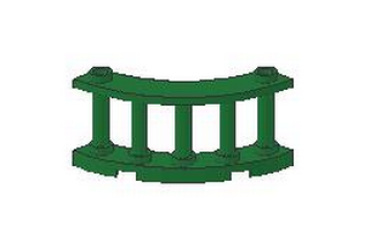 Lego Fence 4 x 4 x 2 (30056) green