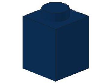 Lego Stein 1 x 1 x 1 (3005) dunkel blau