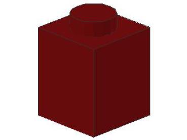 Lego Brick 1 x 1 x 1 (3005) dark red