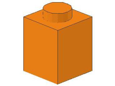 Lego Brick 1 x 1 x 1 (3005) orange