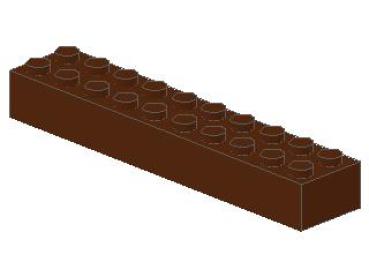 Lego Brick 2 x 10 x 1 (3006) reddish brown