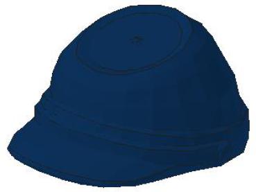 Lego Minifigure Cavalry Cap (30135) dark blue