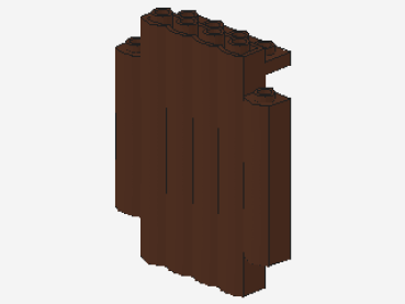 Lego Paneel 2 x 6 x 6 (30140) Palisade braun