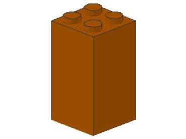 Lego Brick 2 x 2 x 3 (30145) dark orange