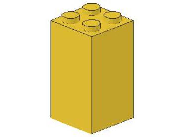 Lego Stein 2 x 2 x 3 (30145) gelb