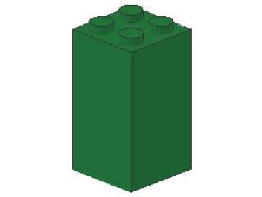 Lego Brick 2 x 2 x 3 (30145) green