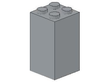 Lego Brick 2 x 2 x 3 (30145) light bluish gray