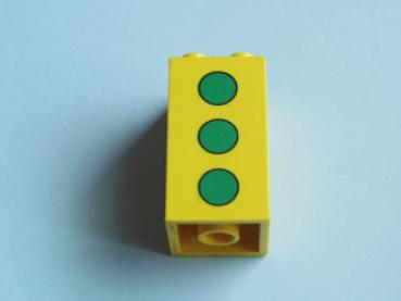 Lego Brick, decorated 2 x 2 x 3 (30145p02)