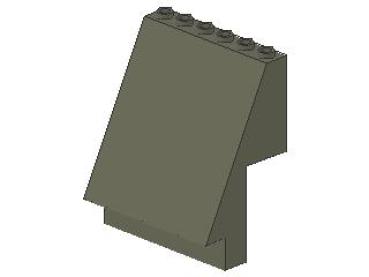 Lego Panel 4 x 6 x 6 (30156) sloped, dark gray