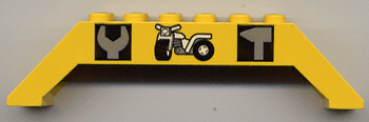 Lego Schrägstein, doppelt 45° 10 x 2 x 2 (30180pb02)