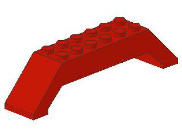 Lego Slope Stone 45° 10 x 2 x 2 (30180) red