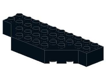 Lego Brick, modified 4 x 10 x 1 (30181) black