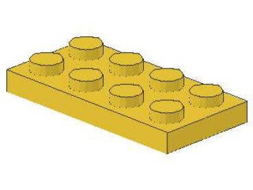 Lego Platte 2 x 4 (3020) gelb