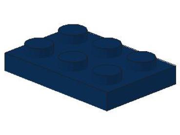 Lego Platte 2 x 3 (3021) dunkel blau