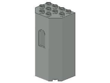 Lego Panel 3 x 4 x 6 (30246) Tower Wall, light gray