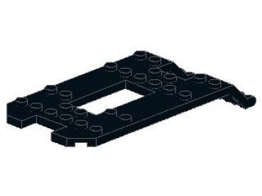 Lego Trailer Base 6 x 12 (30263) black