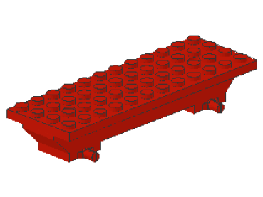 Lego Fahrzeugbasis 4 x 12 (30278) rot