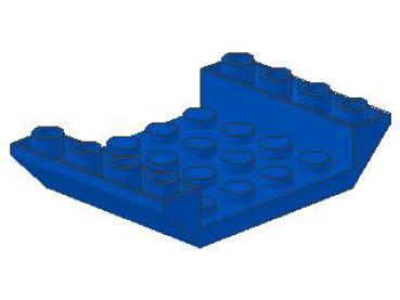 Lego Schrägstein, invers 45° 6 x 4 x 1 (30283) blau