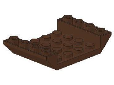 Lego Schrägstein, invers 45° 6 x 4 x 1 (30283) braun