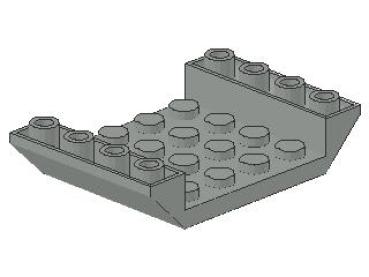 Lego Schrägstein, invers 45° 6 x 4 x 1 (30283) hell grau