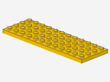 Lego Platte 4 x 12 (3029) gelb